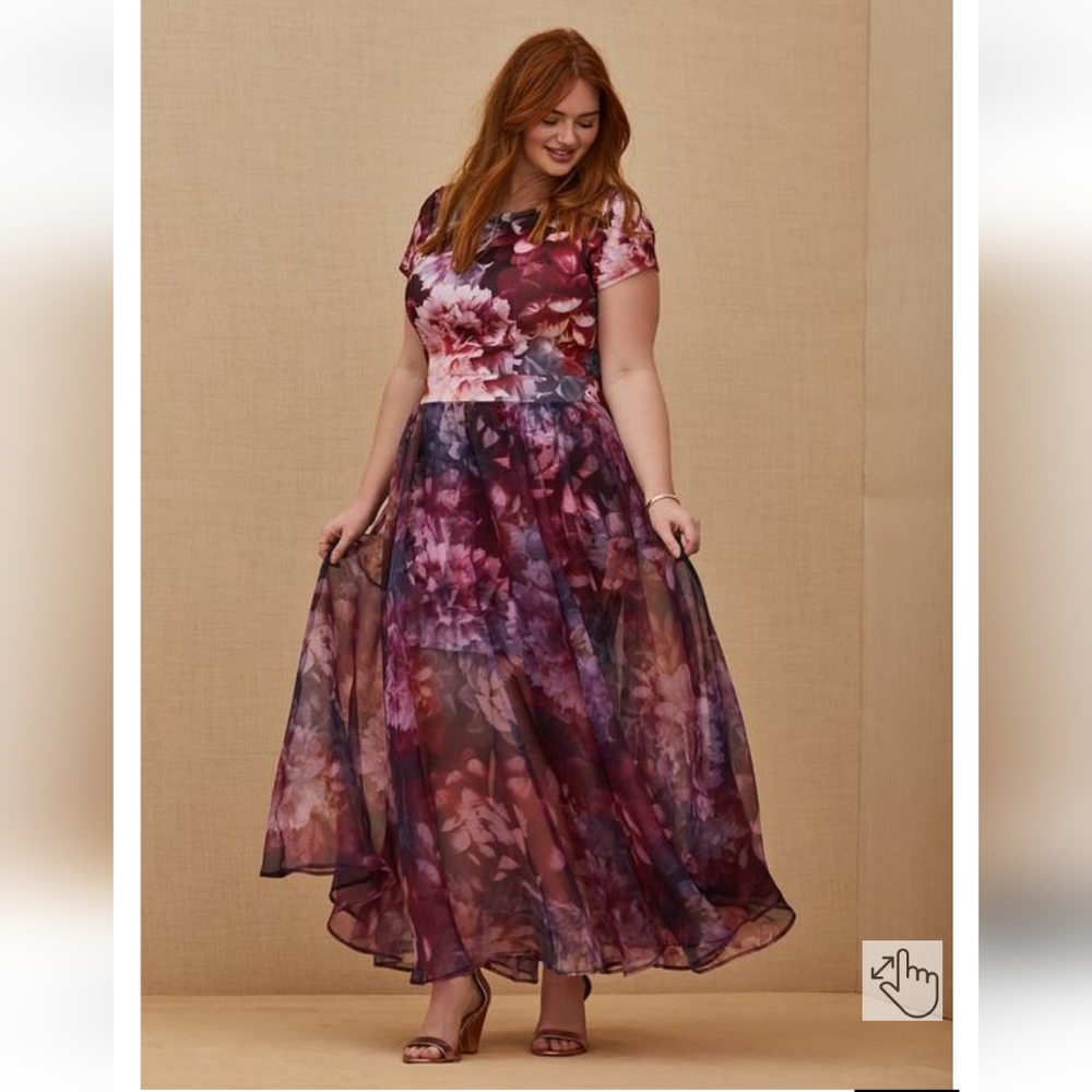 Floral Print Party Dress